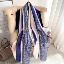 Load image into Gallery viewer, RUNMEIFA 2020 Luxury Brand New Summer Women Silk Scarf Beach Hijab Shawls and Wraps Female Foulard Free Shipping