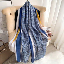 Load image into Gallery viewer, RUNMEIFA 2020 Luxury Brand New Summer Women Silk Scarf Beach Hijab Shawls and Wraps Female Foulard Free Shipping