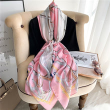 Load image into Gallery viewer, RUNMEIFA 2020 Luxury Brand New Summer Women Silk Scarf Beach Hijab Shawls and Wraps Female Foulard Free Shipping