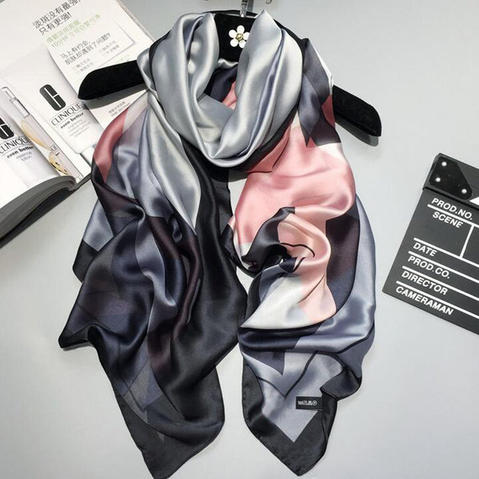 RUNMEIFA 2020 Luxury Brand New Summer Women Silk Scarf Beach Hijab Shawls and Wraps Female Foulard Free Shipping