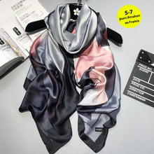 Load image into Gallery viewer, RUNMEIFA 2020 Luxury Brand New Summer Women Silk Scarf Beach Hijab Shawls and Wraps Female Foulard Free Shipping