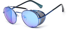 Load image into Gallery viewer, Retro  Round Designer  Metal Shields Sunglasses Men Women UV400