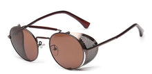 Load image into Gallery viewer, Retro  Round Designer  Metal Shields Sunglasses Men Women UV400