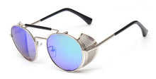 Load image into Gallery viewer, Retro  Round Designer  Metal Shields Sunglasses Men Women UV400