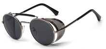 Load image into Gallery viewer, Retro  Round Designer  Metal Shields Sunglasses Men Women UV400