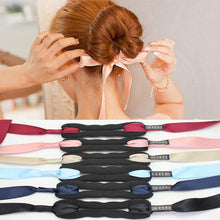 Load image into Gallery viewer, Hair Curl bun maker with ribbon