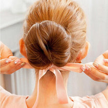 Load image into Gallery viewer, Hair Curl bun maker with ribbon