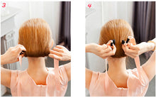 Load image into Gallery viewer, Hair Curl bun maker with ribbon