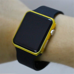 Men's LED  Digital Silicone band Wrist Watch