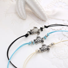 Load image into Gallery viewer, Summer Beach Turtle  Rope String Anklets For Women