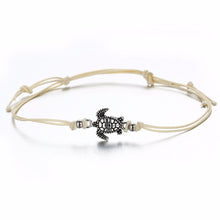 Load image into Gallery viewer, Summer Beach Turtle  Rope String Anklets For Women
