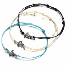 Load image into Gallery viewer, Summer Beach Turtle  Rope String Anklets For Women