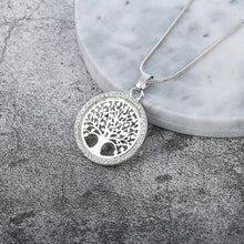 Load image into Gallery viewer, Tree of Life Crystal  Pendant Necklace