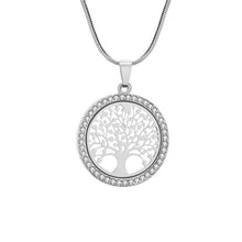 Load image into Gallery viewer, Tree of Life Crystal  Pendant Necklace