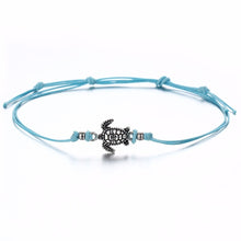Load image into Gallery viewer, Summer Beach Turtle  Rope String Anklets For Women