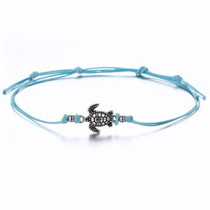 Summer Beach Turtle  Rope String Anklets For Women