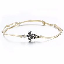 Load image into Gallery viewer, Summer Beach Turtle  Rope String Anklets For Women