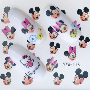 Nail Stickers of lavender blooming Flowers and more... for nail art