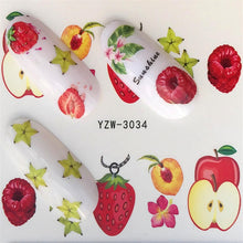 Load image into Gallery viewer, Nail Stickers of lavender blooming Flowers and more... for nail art