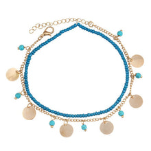 Load image into Gallery viewer, Vintage Multiple Layers Anklets Retro Elephant Sun Pendant Foot Jewelry