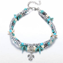 Load image into Gallery viewer, Vintage Multiple Layers Anklets Retro Elephant Sun Pendant Foot Jewelry