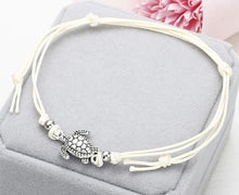 Load image into Gallery viewer, turtle motif Rope string anklet