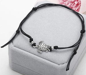 turtle motif Rope string anklet