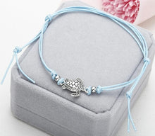 Load image into Gallery viewer, turtle motif Rope string anklet