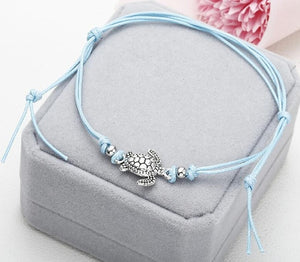 turtle motif Rope string anklet