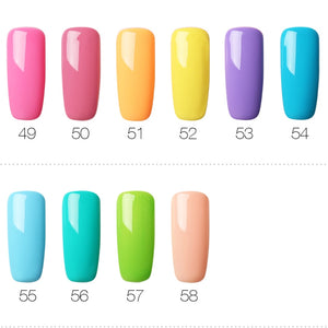 Gel Polish Semi Permanent varnish top coat UV led Gel Varnish