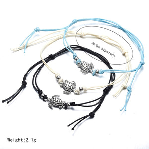 turtle motif Rope string anklet