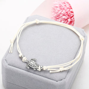 turtle motif Rope string anklet