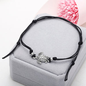 turtle motif Rope string anklet