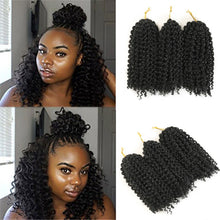 Load image into Gallery viewer, Twist Braids kinky Twist Hair 8 inches Curly  Hair  Braids Hair synthetic Hair Extensions