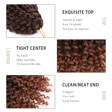Load image into Gallery viewer, Twist Braids kinky Twist Hair 8 inches Curly  Hair  Braids Hair synthetic Hair Extensions