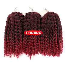 Load image into Gallery viewer, Twist Braids kinky Twist Hair 8 inches Curly  Hair  Braids Hair synthetic Hair Extensions