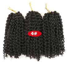 Load image into Gallery viewer, Twist Braids kinky Twist Hair 8 inches Curly  Hair  Braids Hair synthetic Hair Extensions