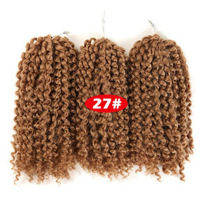 Twist Braids kinky Twist Hair 8 inches Curly  Hair  Braids Hair synthetic Hair Extensions