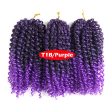 Load image into Gallery viewer, Twist Braids kinky Twist Hair 8 inches Curly  Hair  Braids Hair synthetic Hair Extensions