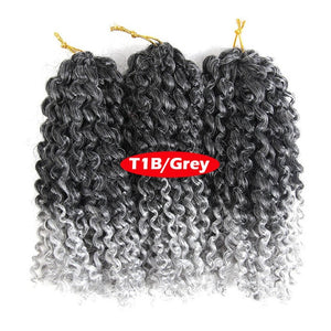 Twist Braids kinky Twist Hair 8 inches Curly  Hair  Braids Hair synthetic Hair Extensions