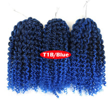 Load image into Gallery viewer, Twist Braids kinky Twist Hair 8 inches Curly  Hair  Braids Hair synthetic Hair Extensions