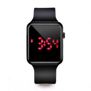 Men's LED  Digital Silicone band Wrist Watch