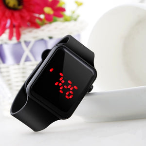 Men's LED  Digital Silicone band Wrist Watch