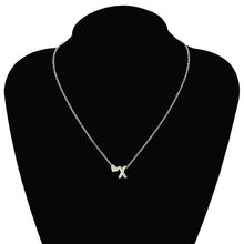Load image into Gallery viewer, Dainty  personalized Letter heart  Necklace
