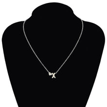 Load image into Gallery viewer, Dainty  personalized Letter heart  Necklace