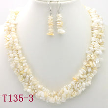 Load image into Gallery viewer, WUBIANLU Garnet Purple Crystal Fluorite Coral crystal Necklace Earrings Hot Sale Suitable Women Banquet Jewelry Fashion Style