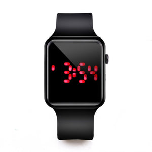 Men's LED  Digital Silicone band Wrist Watch