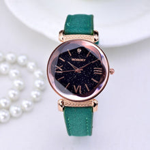 Load image into Gallery viewer, Rose Gold Leather band ladies watch