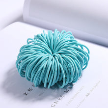 Load image into Gallery viewer, 100PCS Candy Colors Nylon  Rubber Bands Safe Elastic Hair Bands Ponytail Holder Kids/woman Hair Accessories