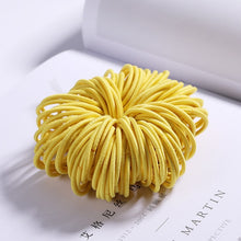 Load image into Gallery viewer, 100PCS Candy Colors Nylon  Rubber Bands Safe Elastic Hair Bands Ponytail Holder Kids/woman Hair Accessories